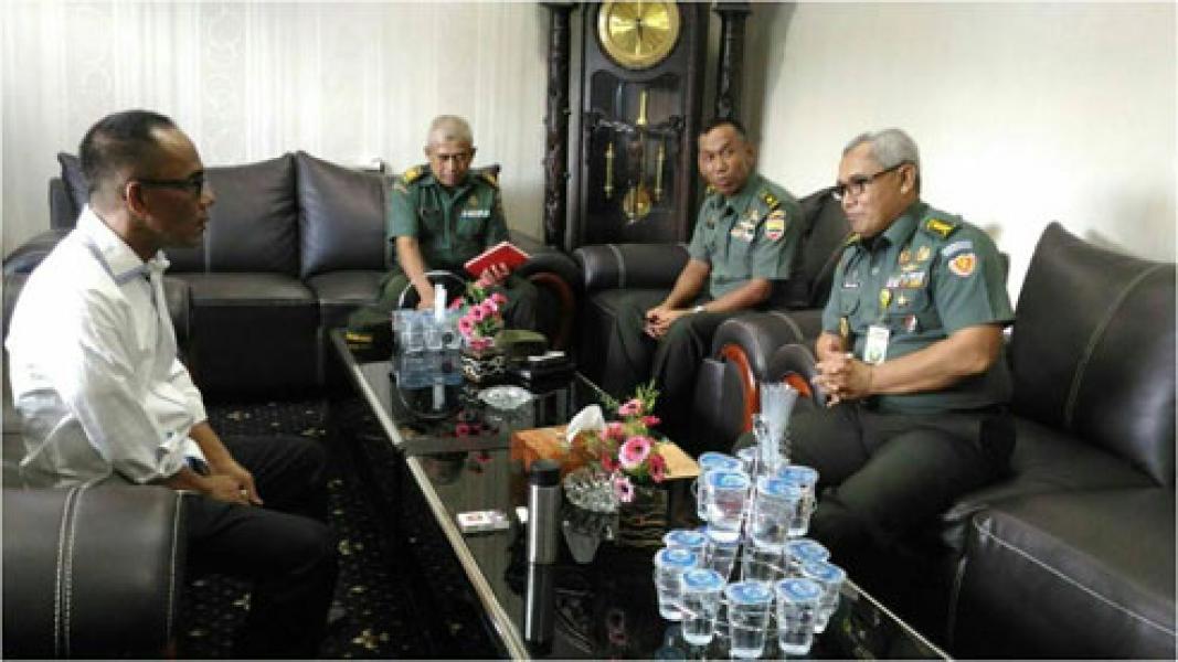 Kodim 0313/KPR Terima Kunjungan Tim Bimbingan Pasis Seskoad