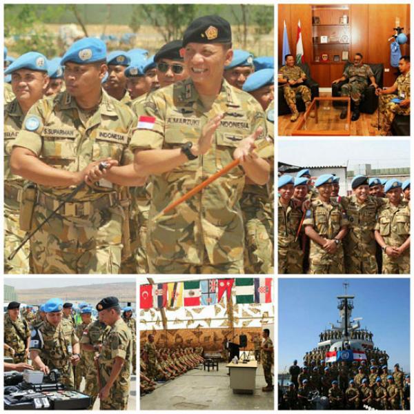 Komandan PMPP TNI Mengunjungi Satgas TNI Konga Unifil Lebanon 2017