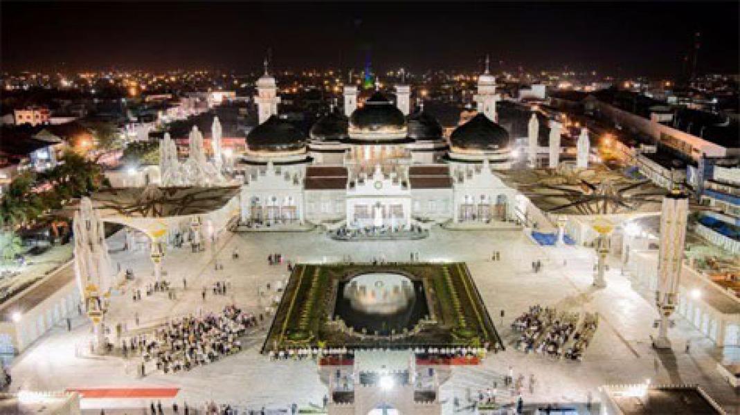 Megahnya Masjid Raya Baiturrahman Aceh, Kini Seperti Masjid Nabawi Madinah