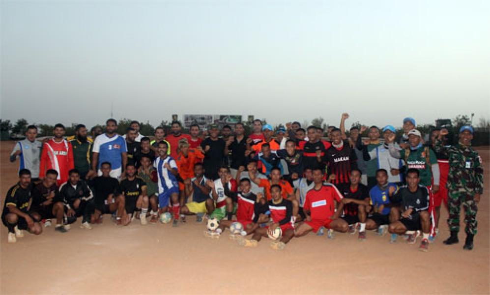 Pasukan Garuda Menangkan Pertandingan Persahabatan dengan Prajurit Pakistan