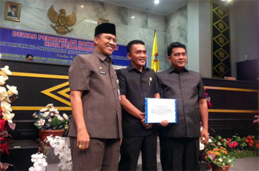 Pemko Sampaikan Ranperda RPJDP