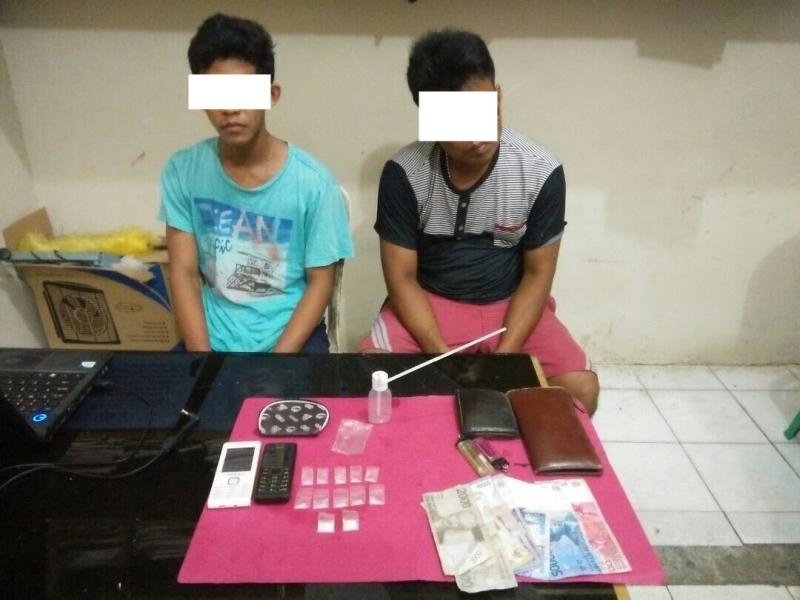 Polres Kampar Bekuk 2 Pelaku Narkoba Jenis Sabu