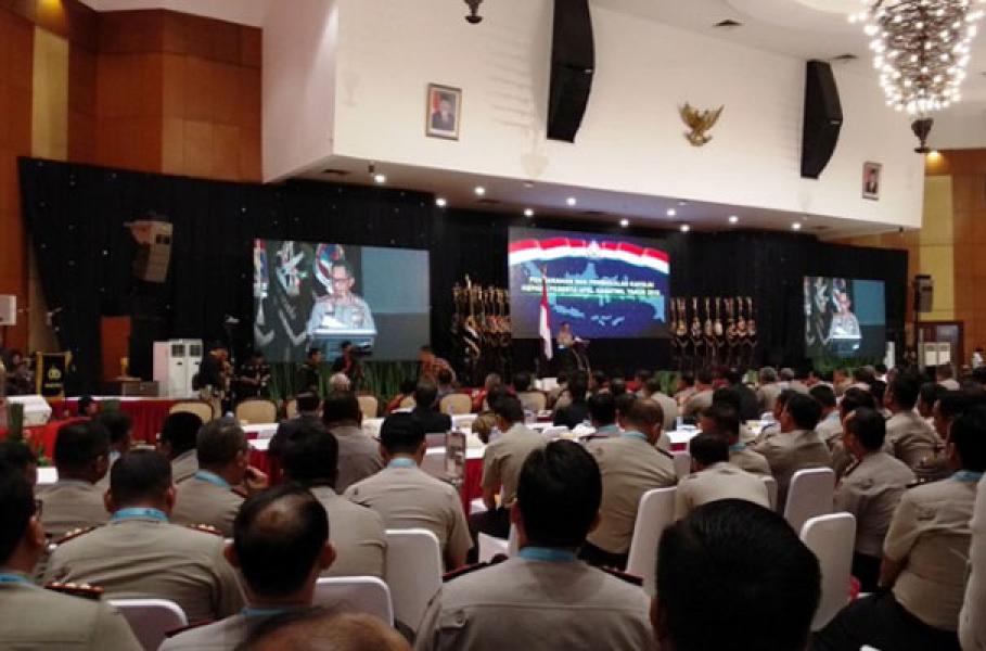 Amankan Pilpres hingga Mudik, Kapolri Kumpulkan Kapolda dan Kapolres Se-Indonesia