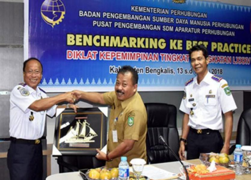 Asisten II Bengkalis Sambut Kehadiran Rombongan Kemenhub Bidang SDM