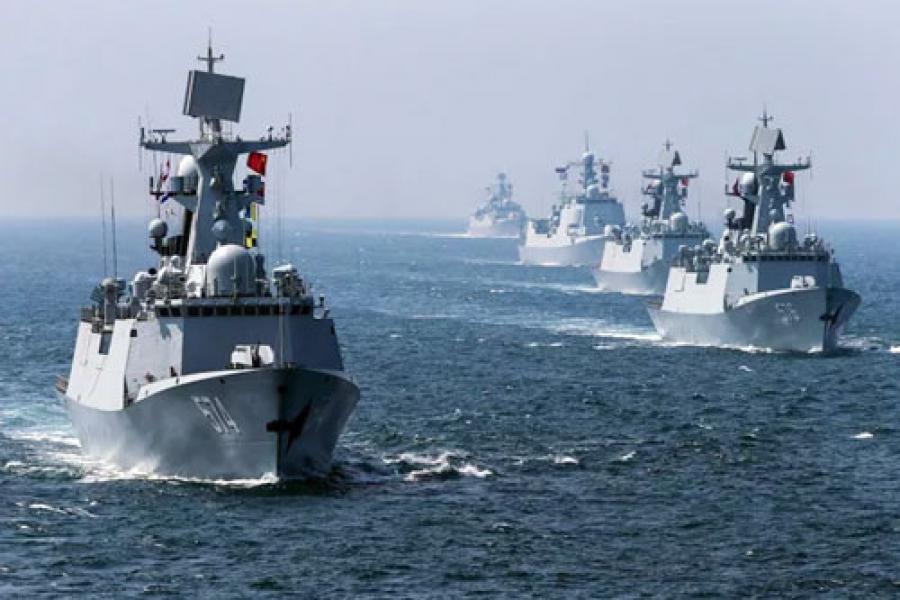 China Kirim Kapal Perang Tantang Amerika Serikat