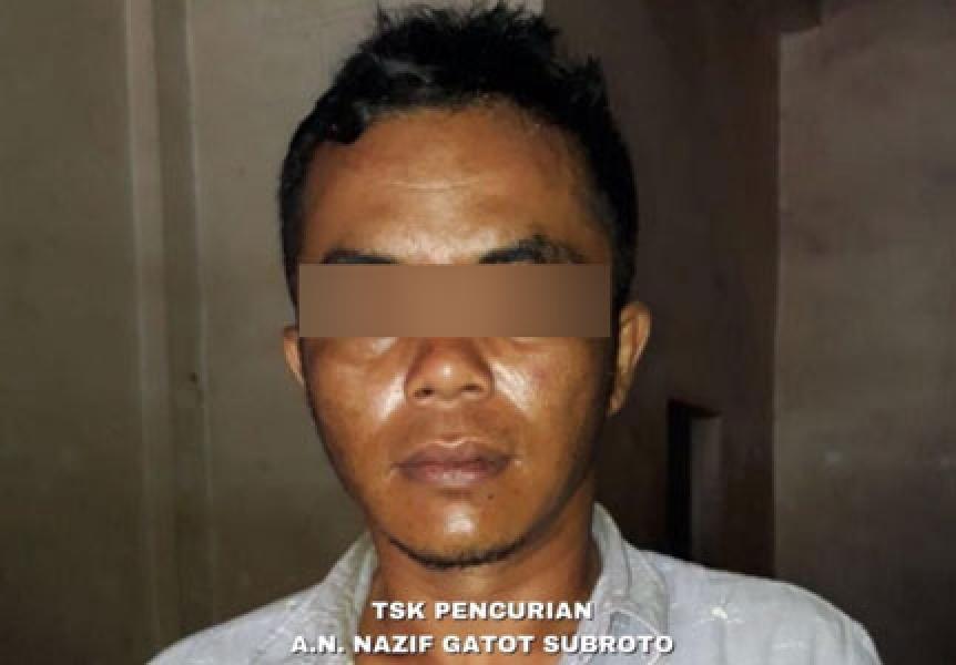 Curi Handphone di Jok Sepeda Motor, Ditangkap Polisi