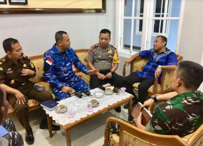 Danlanud Morotai Pimpin Rapat Kesiapan Latihan PPRC TNI 2018