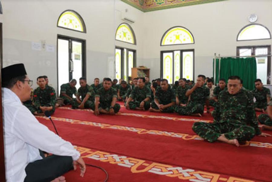 Danrem 031/WB: Kultum Untuk Pencerahan Prajurit