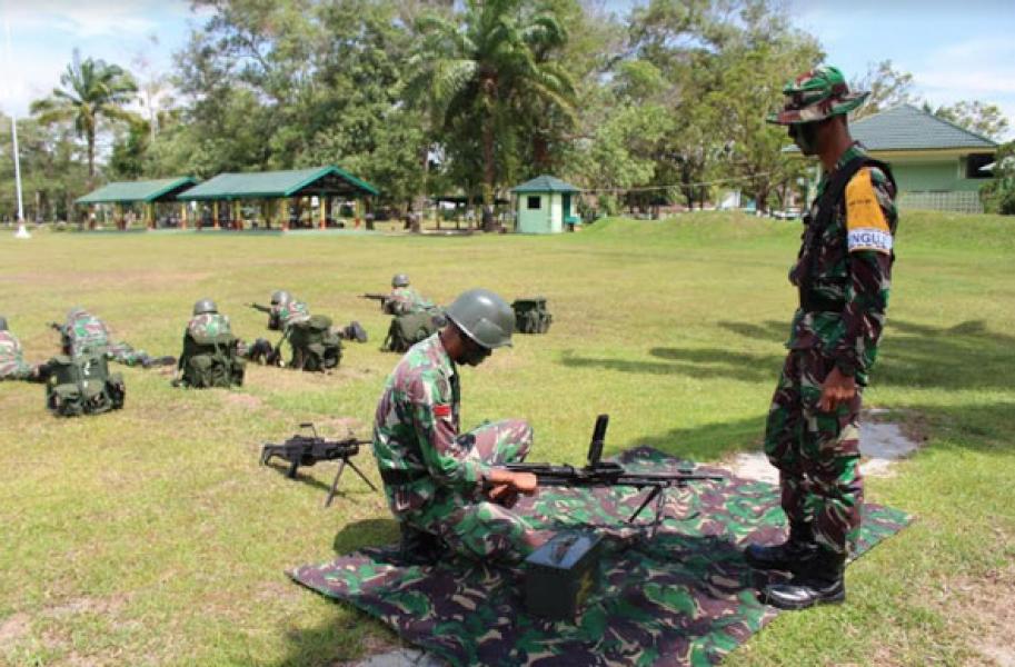 Latihan Batalyon Infanteri 132/Bima Sakti Untuk Tingkatkan Profesionalitas