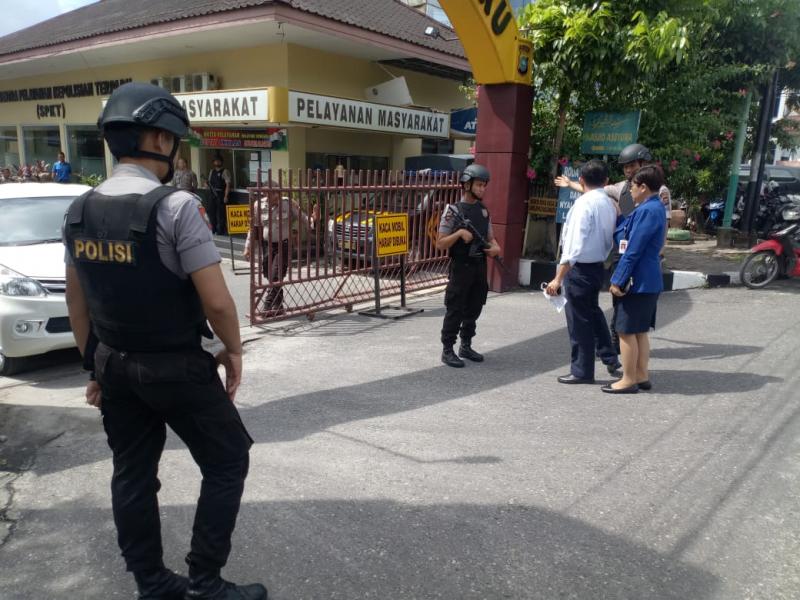 Pasca Bom Gereja dan Mapolrestabes Surabaya, Polresta Pekanbaru Perketat Pengamanan