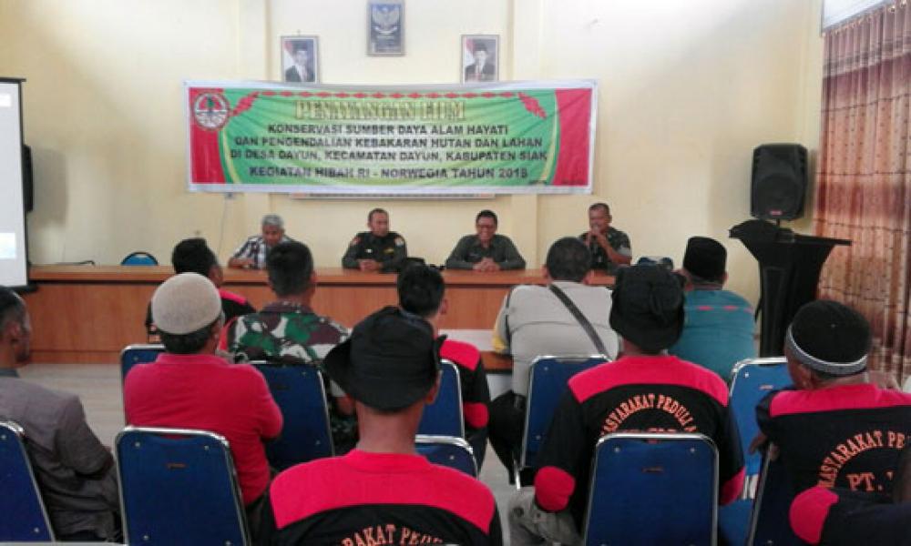 Pengendalian Kebakaran Hutan dan Lahan Di Kampung Dayun