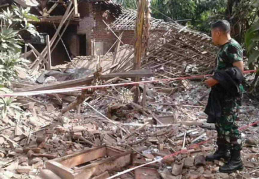 Petasan Meledak di Malang, Rumah Hancur dan Satu Orang Tewas