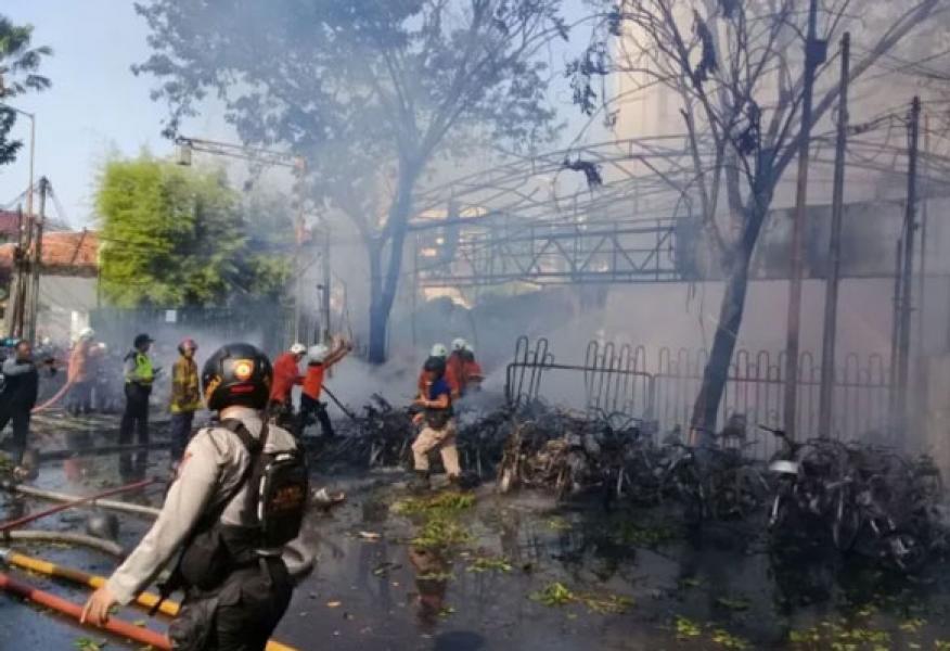 Saksi: Suara Ledakan Sangat Kencang Sampai Bangunan Goyang