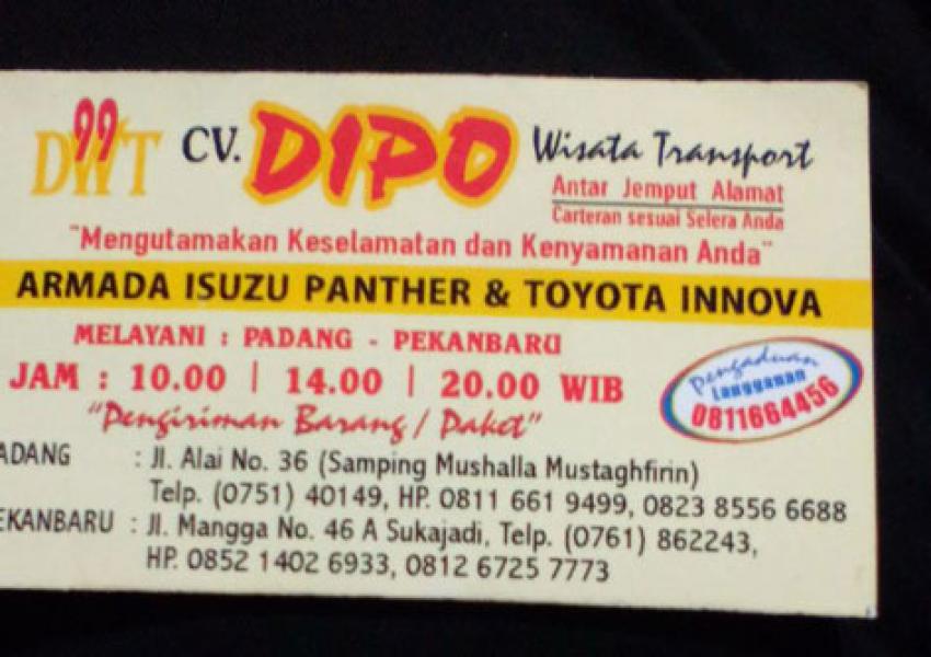 Tak Diantar ke Alamat, Travel Dipo Mengecewakan