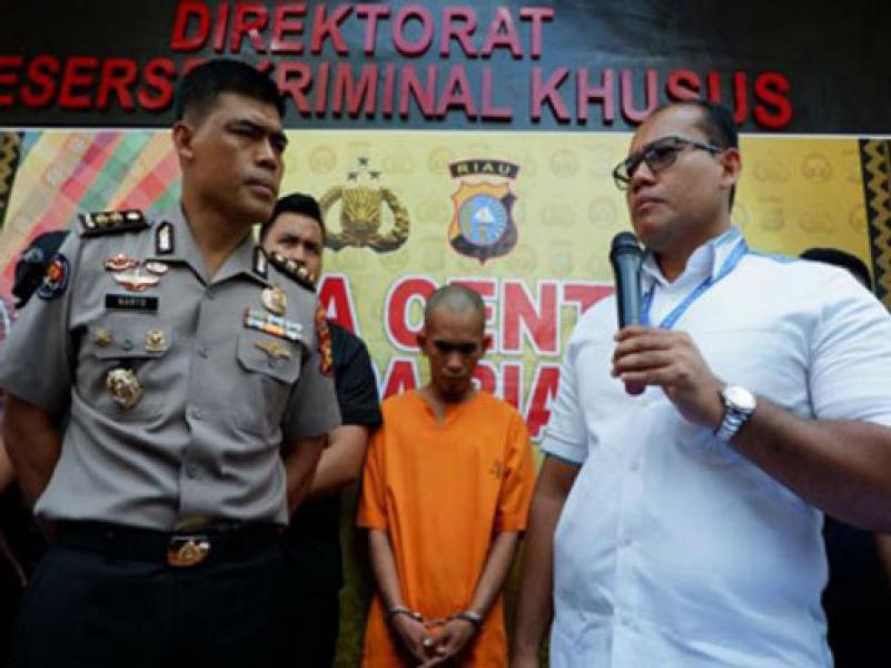 Tim Cyber Crime Polda Riau Tangkap Pelaku Modus SMS Berhadiah