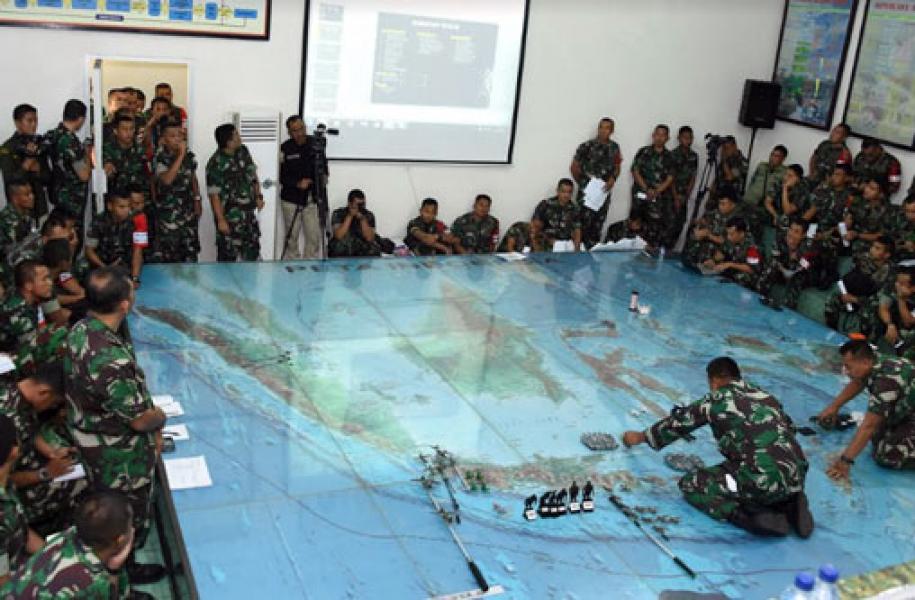 Uji Rencana Operasi, PPRC TNI Gelar Tactical Floor Game