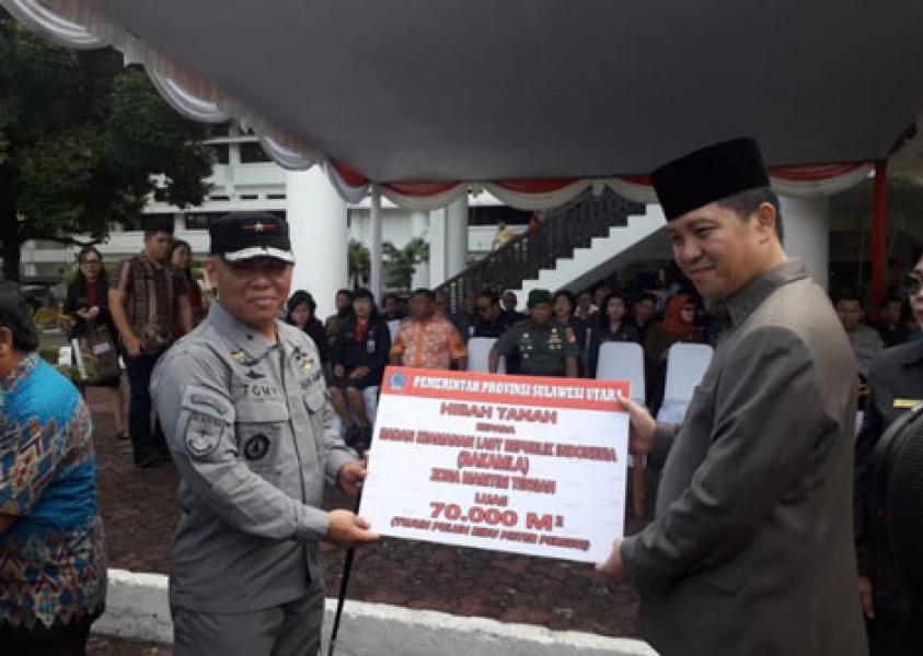 Bakamla Terima Hibah Tanah 7 Ha dari Pemerintah Provinsi Sulawesi Utara
