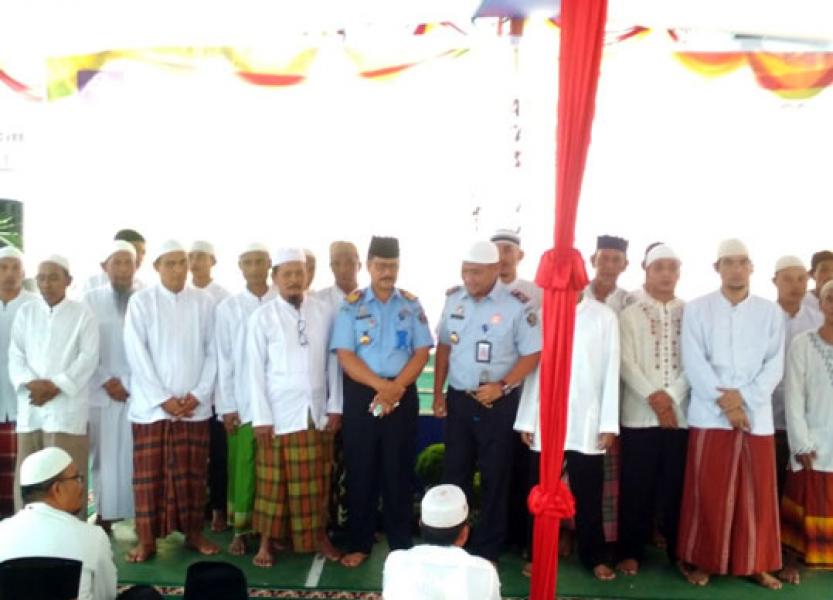 Ciptakan Suasana Kondusif, Lapas Kelas II A Pekanbaru Gelar Tablik Akbar Bersama Warga Binaan