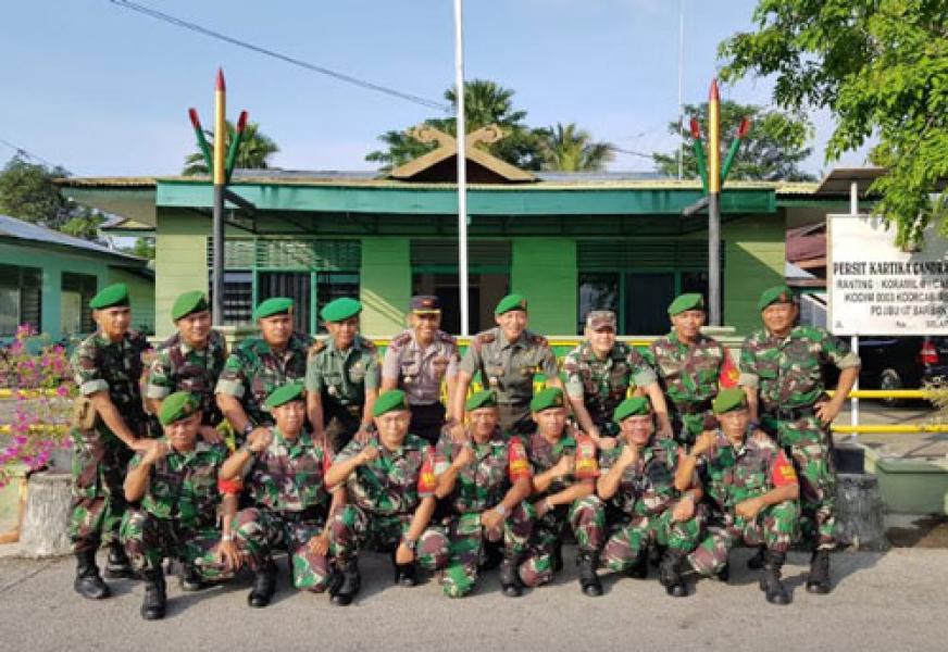 Danrem 031/Wb Kunjungi Koramil 02/Tebing Tinggi Kodim 0303/Bkls