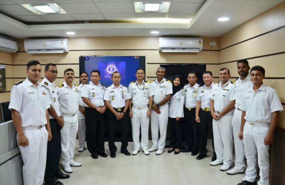 Delegasi Bakamla Berkunjung Ke ROC dan MRCC Indian Coast Guard