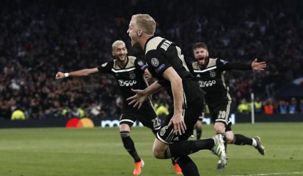 Hasil Liga Champions: Ajax Kalahkan Tottenham 1-0