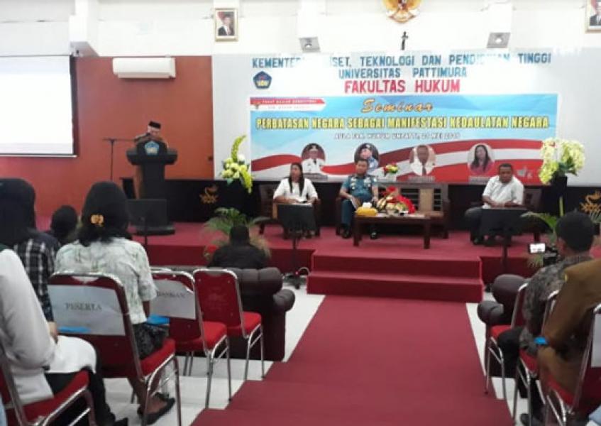 Ka Zona Kamla Timur Hadiri Seminar Perbatasan Negara Sebagai Manifestasi Kedaulatan