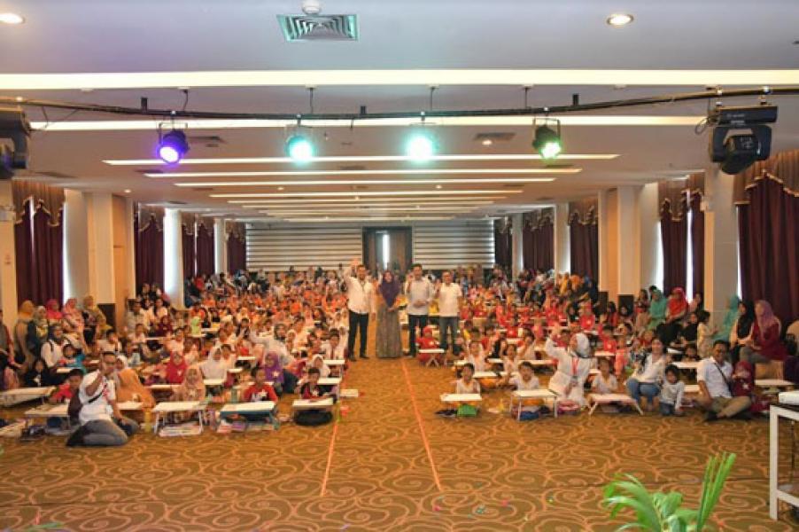 Lagi, di Kota Batam Ratusan Siswa TK dan SD Ramaikan Lomba Mewarnai Bank Riau Kepri