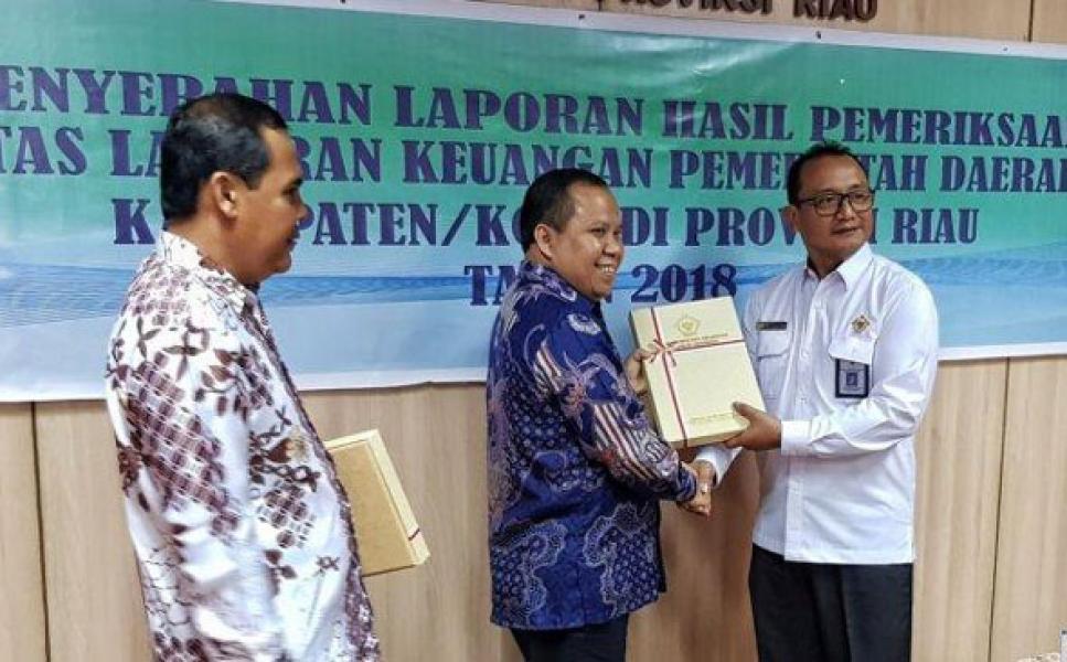 Raih 7 Kali WTP, Pemkab Meranti Penerima LHP BPK RI Pertama di Riau