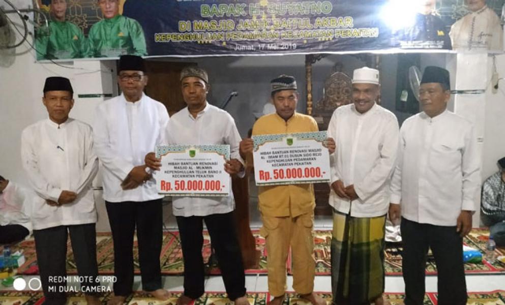 Safari Ramadhan ke 2 Di Pekaitan, Bupati Rohil Paparkan Program ke Warga