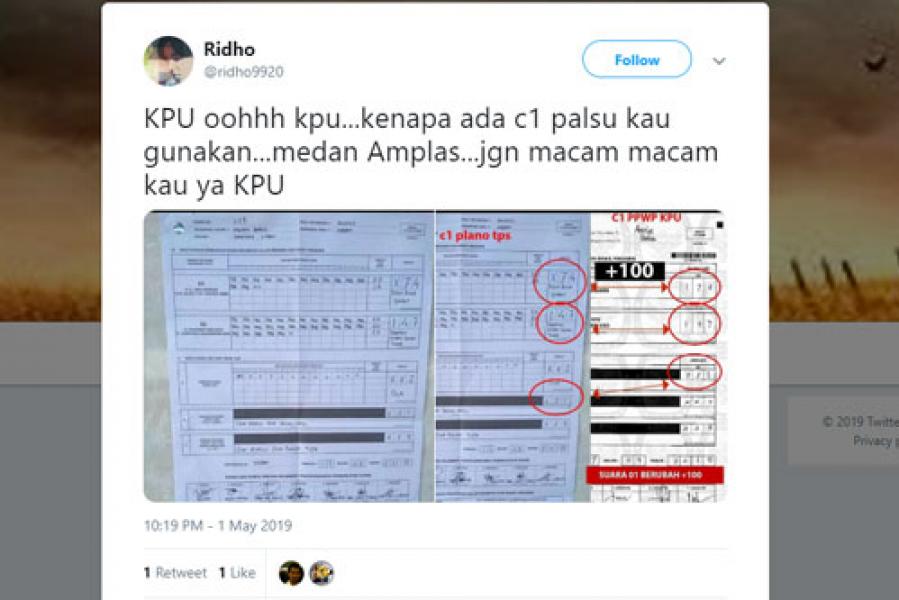 Situng KPU Disusupi C1 �Palsu�, Suara Jokowi di Medan Naik
