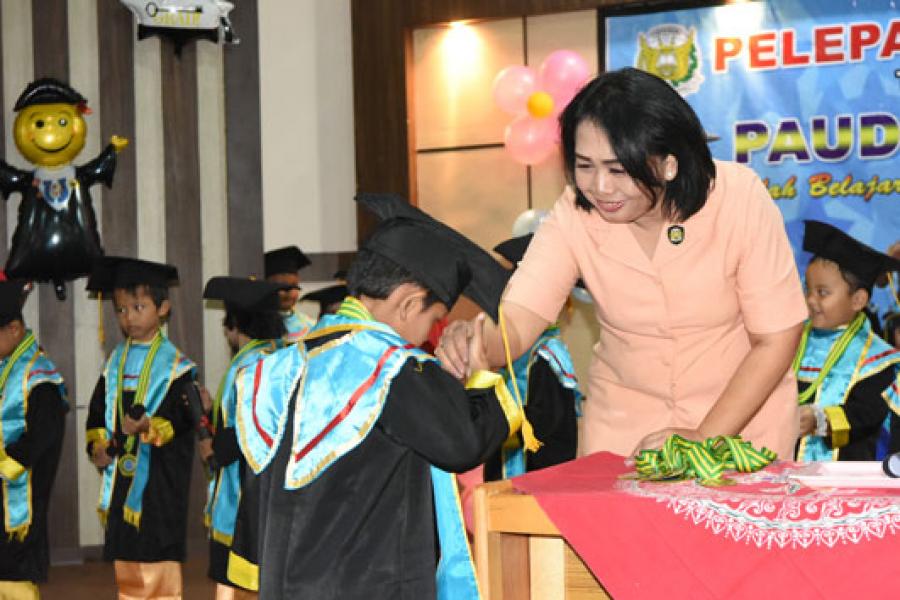 TK Angkasa Lanud RSN Pekanbaru Gelar Perpisahan