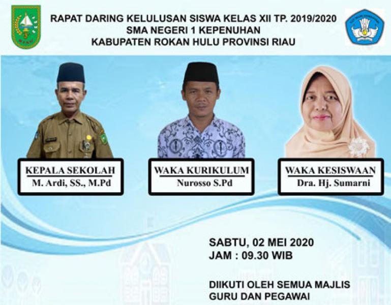 100 persen Siswa SMAN 1 Kepenuhan Dinyatakan Lulus Tahun Ini