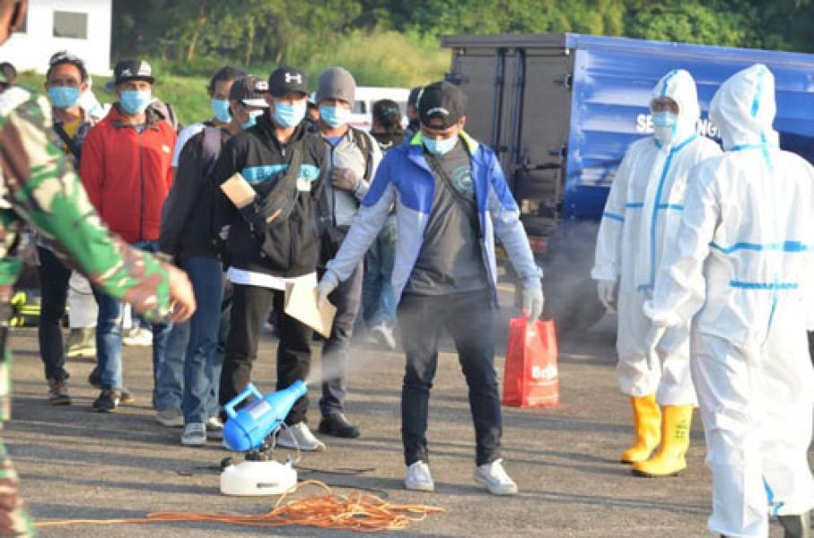 39 WNI Dari Fiji Tiba di Tanah Air