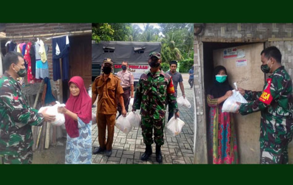 Alumni Secaba PK 4 TNI AD Peduli Warga Terdampak Covid-19 di Banten