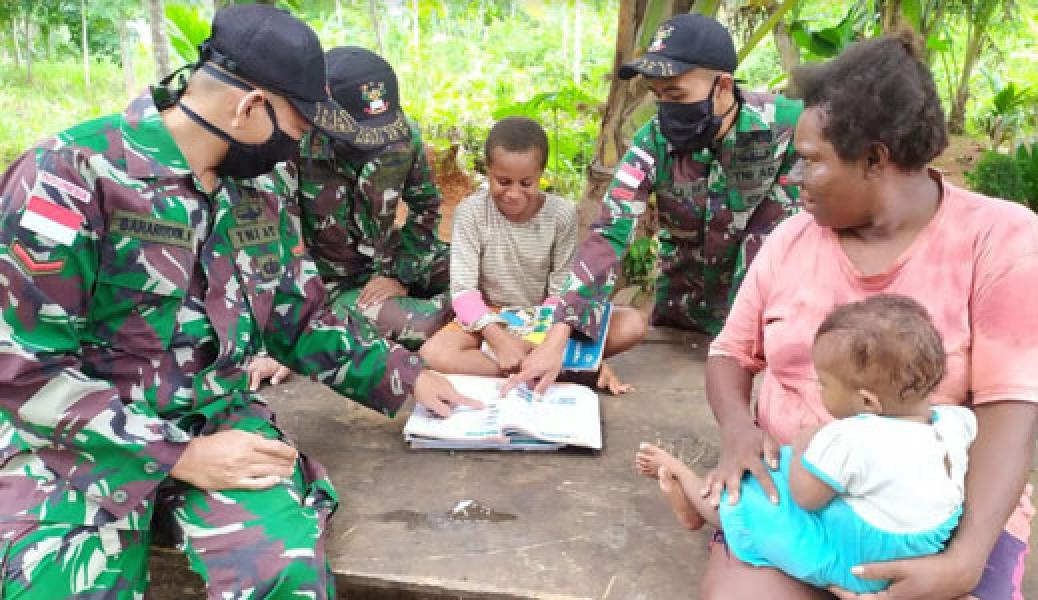 Anjangsana, Sarana Satgas Pamtas Yonif 411 Kostrad Dekat Dengan Masyarakat Perbatasan 
