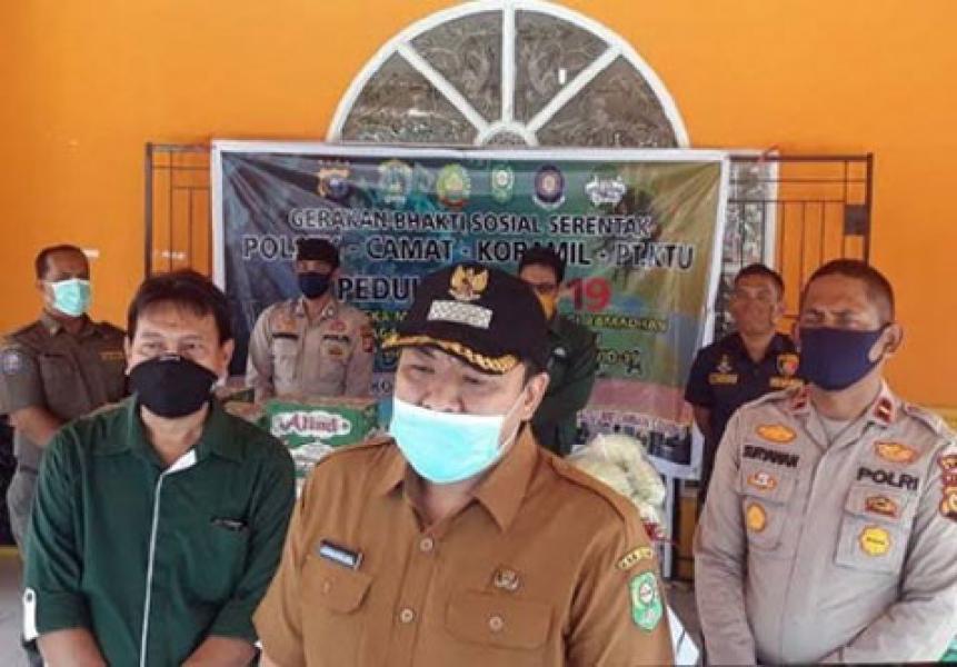 Camat Koto Gasib Minta Warga yang Sudah Terima Sembako Menutup Sementara Tempat Usahanya
