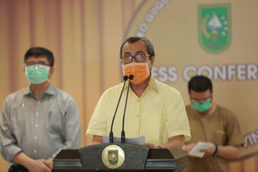 Dimana Berada, Gubri Selalu Ingatkan Masyarakat Ikuti Protokol Kesehatan