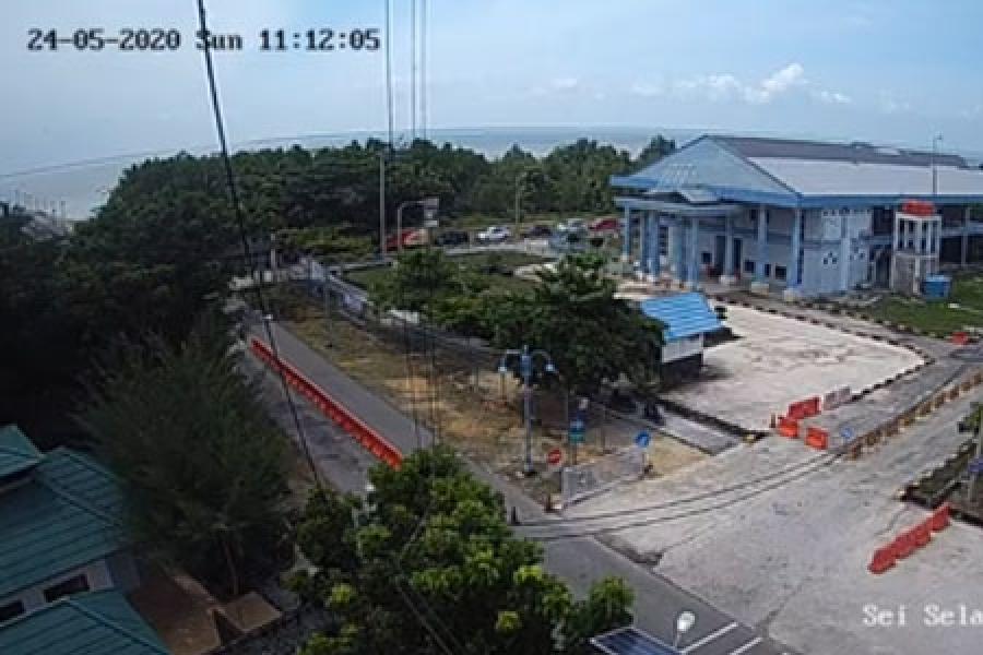 Hari Pertama Idul Fitri 1441 H, Pelabuhan Air Putih dan Sungai Selari Sepi Antrian