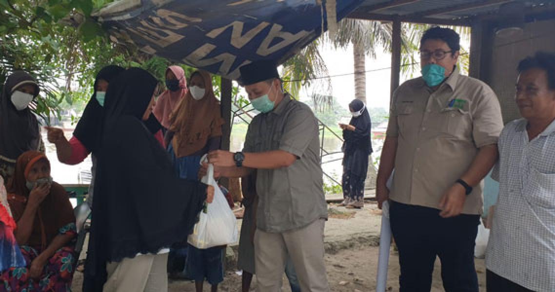IKST Salurkan Donasi untuk Warga Pekanbaru asal Tapung