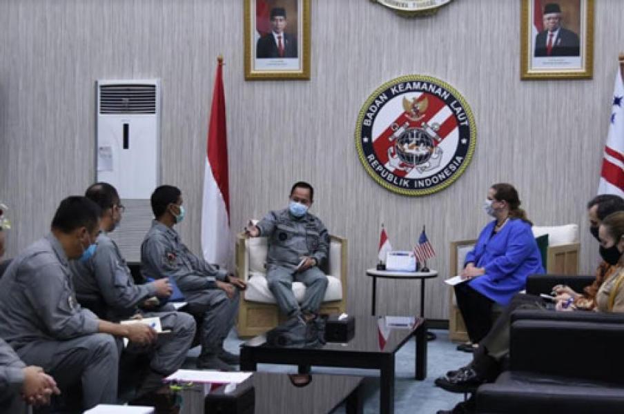 Kepala Bakamla RI Terima Kunjungan Kehormatan Charge D� Affaires Dubes AS