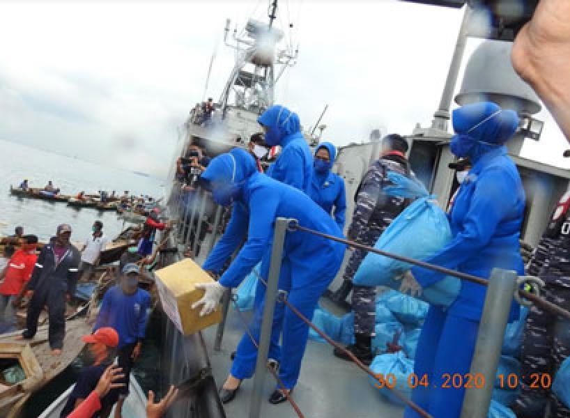 Kepedulian Koarmada I Terhadap Dampak Covid-19 Masyarakat Maritim di Belakang Padang