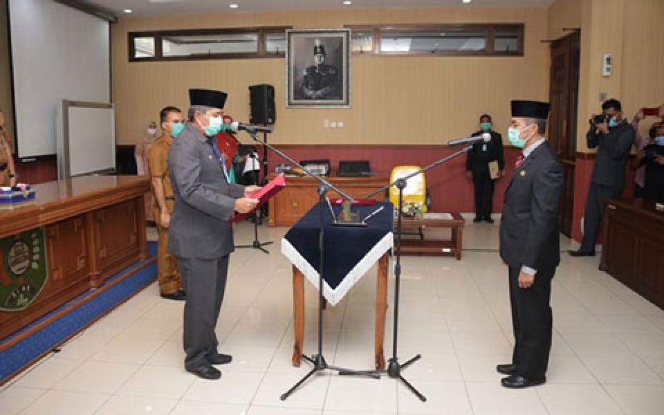 Masa Jabatan Diperpanjang, Bupati Siak Kembali Lantik Pj Sekda