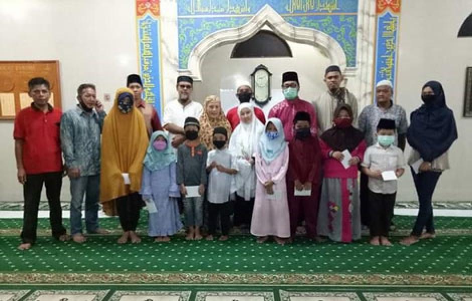 Momentum Ramadhan, Diskominfotik Santuni Anak Yatim dan Dhuafa