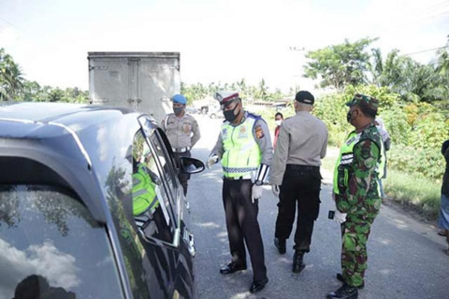 PSBB Siak, Penyekatan Fokus di Perbatasan