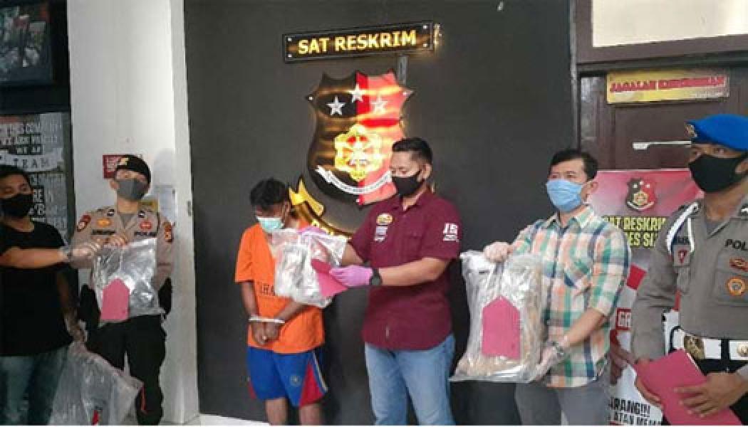 Polres Siak Ringkus Pelaku Pembunuhan Bermotif Cemburu 