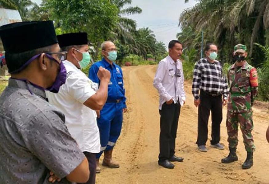 Progres Jalan Lingkar Kampung Gondang Menuju Kampung Belutu Capai 50 persen