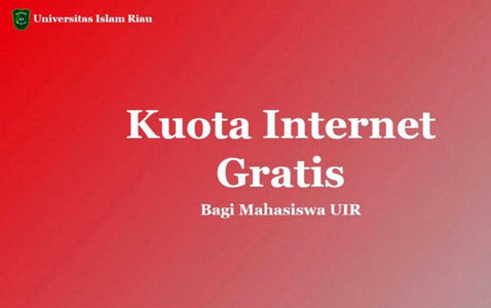 Terapkan Perkuliahan Online, UIR Bantu Mahasiswa Kuota Internet Gratis 30 GB