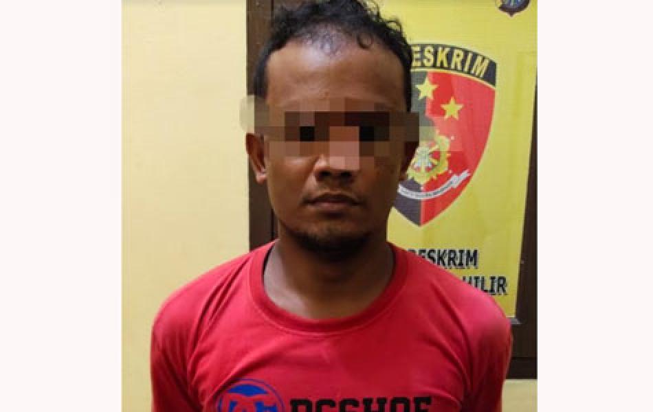 Tersangka Pelaku Maling Sepeda Motor di Muara Musu Diringkus Polsek Rambah Hilir