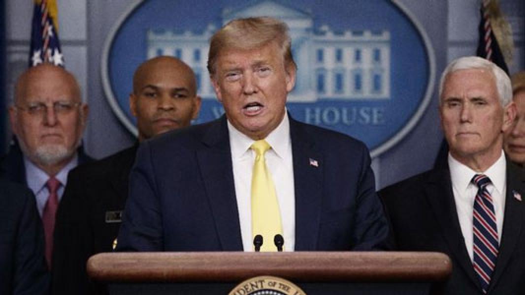 Trump Sebut Corona Lebih Buruk dari Serangan di Pearl Harbor