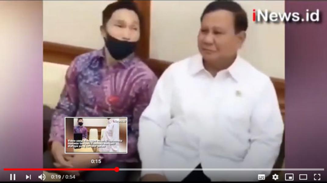 Video Viral Prabowo Jaili Stafnya yang Tertidur Pulas